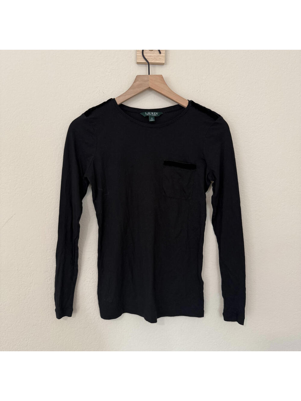 Ralph Lauren Shirt Women's XS Black Lauren